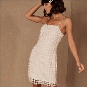 Elliatt pearl mini shift dress from BHLDN sz M
